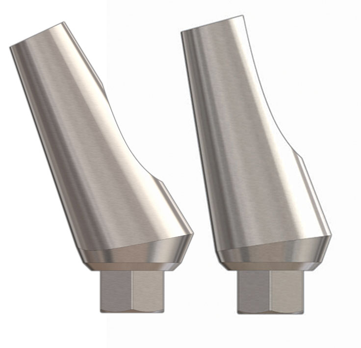 Тонкие угловые абатменты